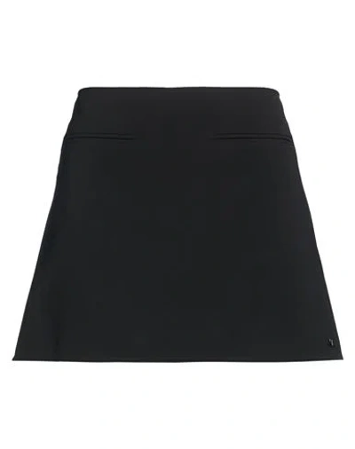 Courrèges Woman Mini Skirt Black Size 2 Polyester, Polyurethane