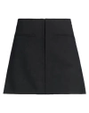 Courrèges Woman Mini Skirt Black Size 4 Polyester, Wool, Elastane, Polyamide In Black