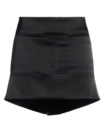 Courrèges Woman Mini Skirt Black Size 4 Triacetate, Polyester