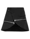 Courrèges Woman Mini Skirt Black Size 6 Cotton In Black