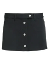 Courrèges Courreges Woman Mini Skirt Black Size 6 Polyester, Acetate