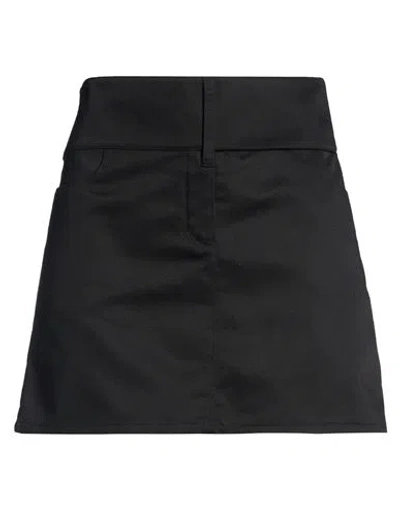 Courrèges Woman Mini Skirt Black Size 6 Polyester, Cotton