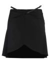 Courrèges Courreges Woman Mini Skirt Black Size 6 Viscose, Elastane In Black