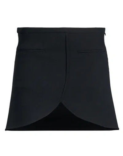 Courrèges Woman Mini Skirt Black Size 6 Viscose, Polyamide, Wool, Elastane