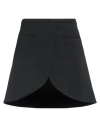 Courrèges Courreges Woman Mini Skirt Black Size 8 Polyester, Acetate
