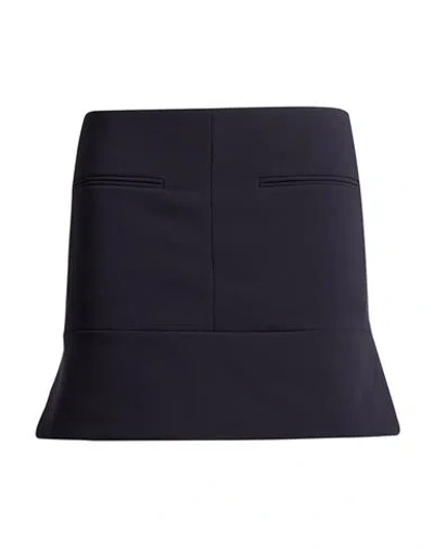 Courrèges Woman Mini Skirt Midnight Blue Size 2 Polyester, Polyurethane