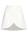 Courrèges Courreges Woman Mini Skirt White Size 8 Polyester, Acetate In White