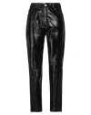 Courrèges Courreges Woman Pants Black Size 2 Cotton, Polyurethane, Elastane In Black