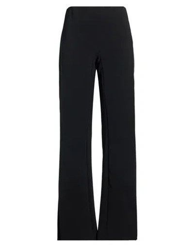 Courrèges Woman Pants Black Size 6 Polyester, Polyurethane, Silk
