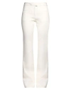 Courrèges Courreges Woman Pants Cream Size 6 Virgin Wool In White