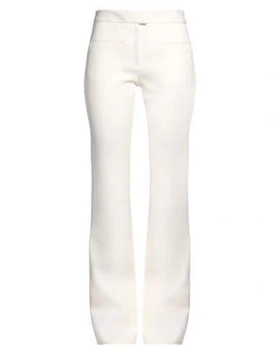 Courrèges Courreges Woman Pants Cream Size 6 Virgin Wool In White