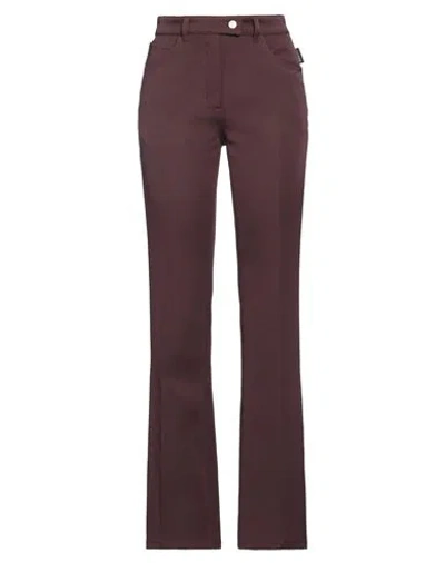 Courrèges Courreges Woman Pants Deep Purple Size 6 Polyester, Acetate