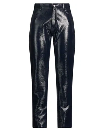 Courrèges Woman Pants Midnight Blue Size 28 Cotton, Polyurethane, Elastane