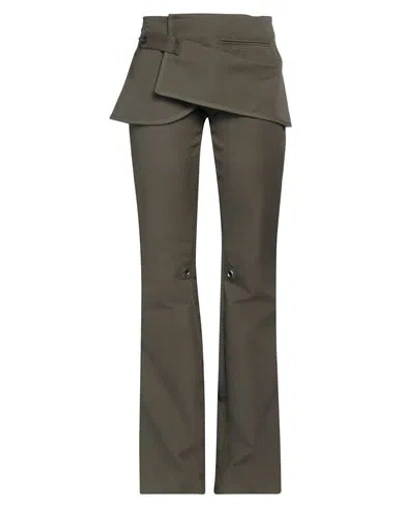 Courrèges Courreges Woman Pants Military Green Size 6 Cotton