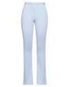 Courrèges Woman Pants Sky Blue Size L Viscose, Polyester In Blue