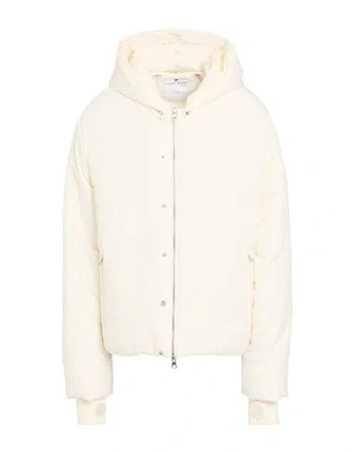 Courrèges Woman Puffer Cream Size M Polyester In White