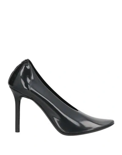 Courrèges Woman Pumps Black Size 7 Pvc - Polyvinyl Chloride