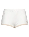 Courrèges Courreges Woman Shorts & Bermuda Shorts Off White Size L Cotton In Off White