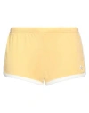 Courrèges Courreges Woman Shorts & Bermuda Shorts Pastel Yellow Size L Cotton