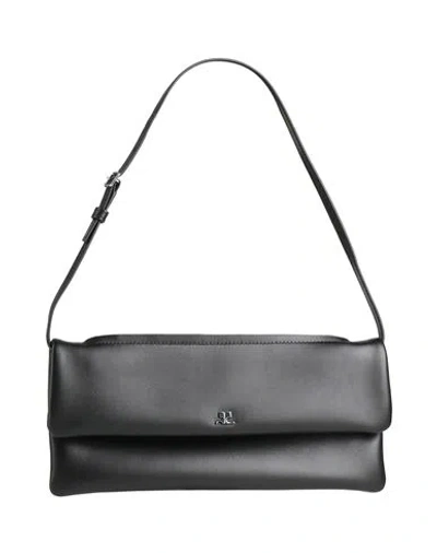 Courrèges Woman Shoulder Bag Black Size - Cowhide