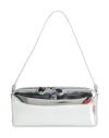 Courrèges Woman Shoulder Bag Silver Size - Polyurethane, Polyester In Silver