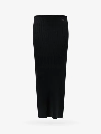 Courrèges Courreges Woman Skirt Woman Black Skirts