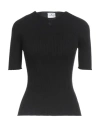 Courrèges Courreges Woman Sweater Black Size L Cotton, Merino Wool