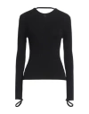 Courrèges Courreges Woman Sweater Black Size M Viscose, Polyester