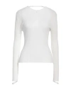 Courrèges Courreges Woman Sweater Off White Size L Viscose, Polyester