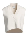 Courrèges Courreges Woman Sweater White Size M Cotton, Nylon In White