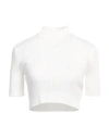 Courrèges Courreges Woman Sweater White Size M Viscose, Polyester In White