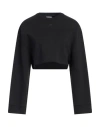 Courrèges Courreges Woman Sweatshirt Black Size M Cotton
