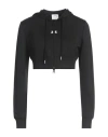 Courrèges Courreges Woman Sweatshirt Black Size M Polyester, Elastane