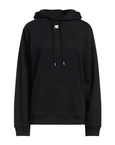 Courrèges Courreges Woman Sweatshirt Black Size S Cotton