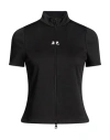 Courrèges Woman Sweatshirt Black Size S Polyester In Black