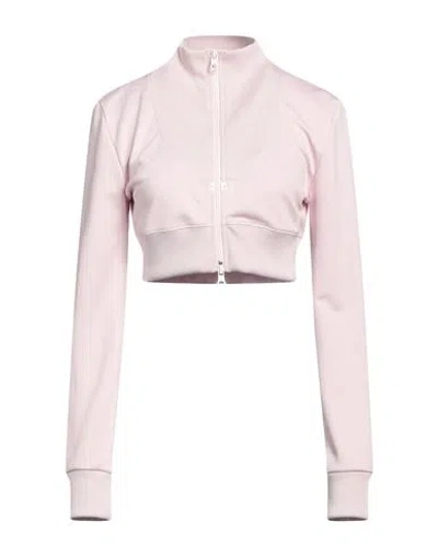 Courrèges Courreges Woman Sweatshirt Pink Size M Polyester, Elastane