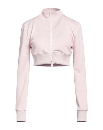 Courrèges Courreges Woman Sweatshirt Pink Size M Polyester, Elastane In Pink