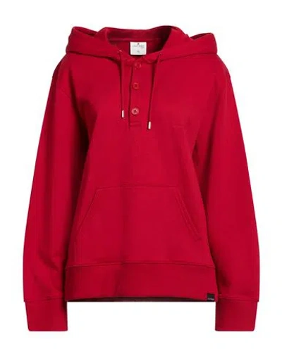 Courrèges Woman Sweatshirt Red Size M Cotton