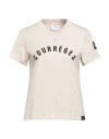 Courrèges Courreges Women T-shirt With Logo In Beige