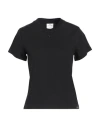 Courrèges Courreges Woman T-shirt Black Size L Cotton