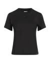 Courrèges Ac Straight Stonewashed T-shirt In Black