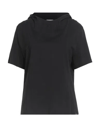Courrèges Woman T-shirt Black Size Xs Cotton