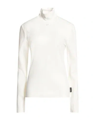 Courrèges Courreges Woman T-shirt Off White Size S Polyamide, Elastane