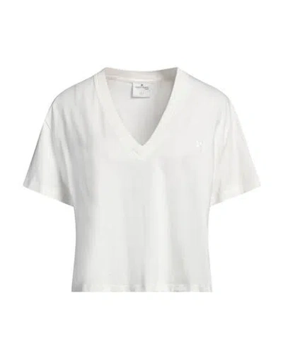 Courrèges Courreges Woman T-shirt White Size L Cotton