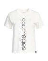 Shop Courrèges Courreges Woman T-shirt White Size L Cotton
