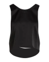 Courrèges Woman Top Black Size 6 Acetate, Polyester, Polyamide, Elastane In Black