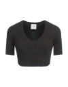 Courrèges Crop Top In Cotton In Green