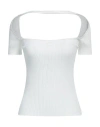 Courrèges Topwear In White Viscose In White