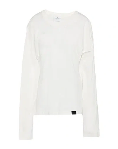Courrèges Woman T-shirt White Size M Cotton