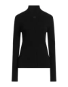 Courrèges Courreges Ribbed Knit Pullover Sweater In Black